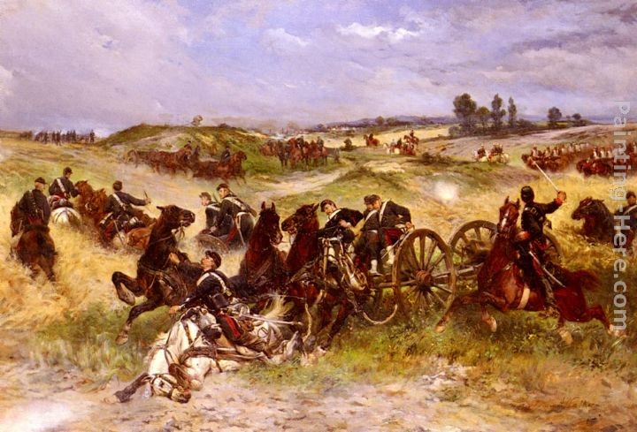 James Alexander Walker The Fray Of Battle